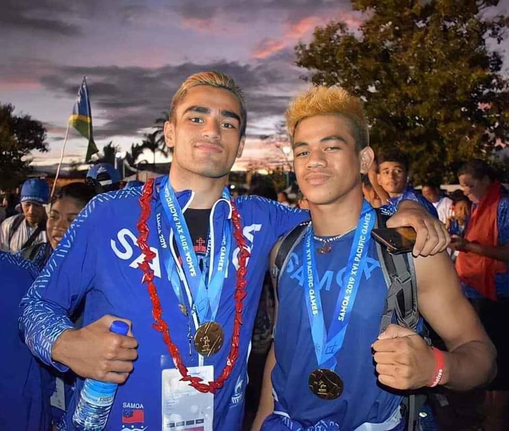 Samoan boxers Ato Plodzki Faoagali and Marion Faustino Ah Tong both won gold medals at the 2019 Pacific Games.
