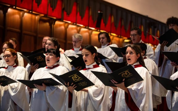 Easter Sunday Service at the Wellington Cathedral of St Paul