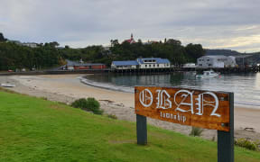 View of harbour from Stewart Island's Oban.
