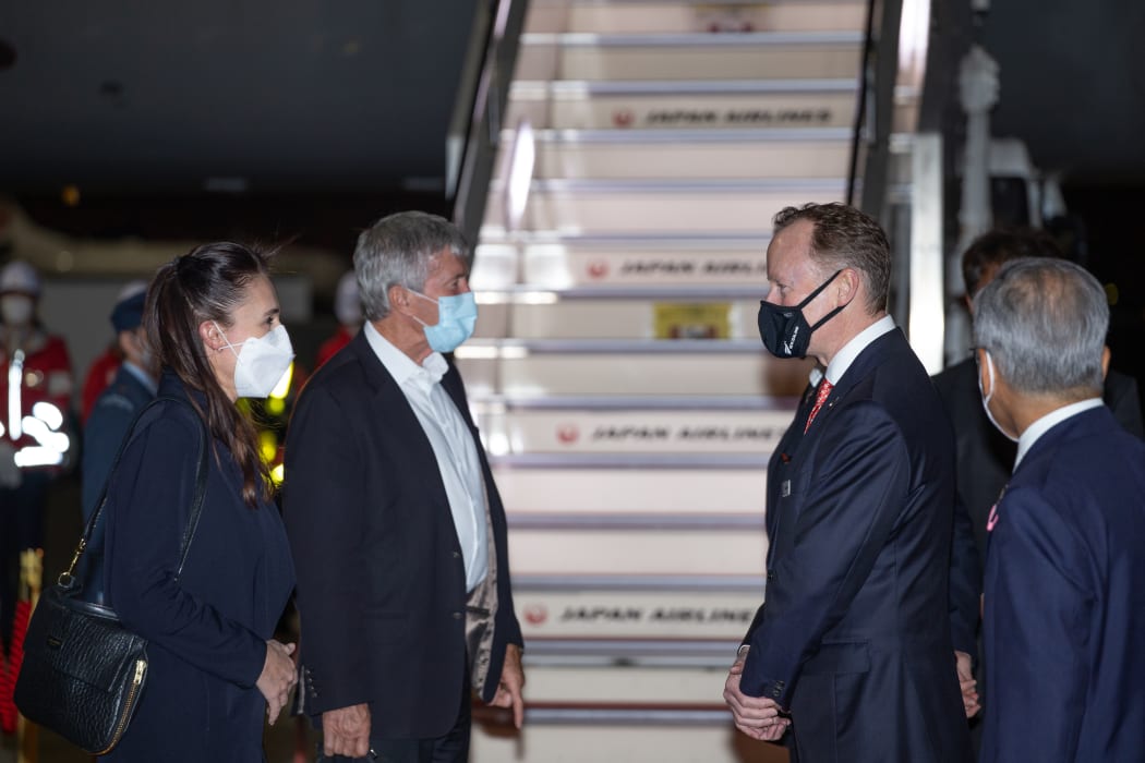 Prime Minister Jacinda Ardern arrives in Tokyo, Japan, on the second leg of her trade delegation to Asia.