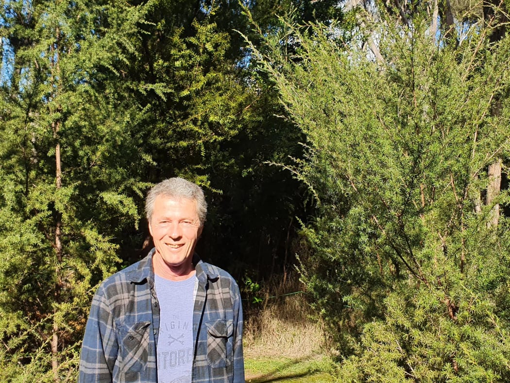 John Johnson lives near Waiharara with a wetland on his property, and avocado orchards for neighbours.