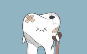 A grumpy tooth