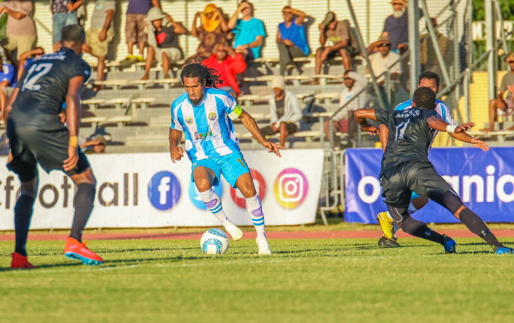 New Caledonia's Hienghene Sport will host Team Wellington in the OFC Champions League semi finals.