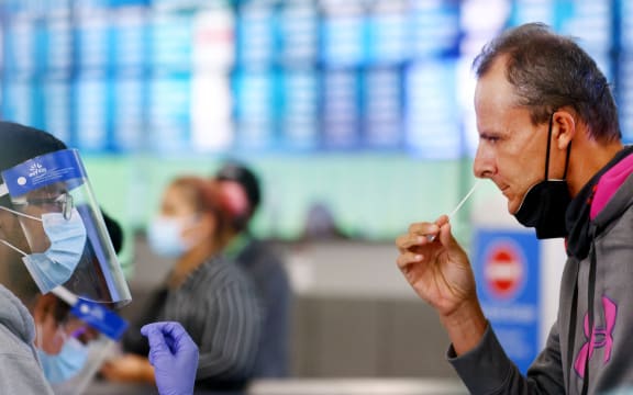 Los Angeles International Airport on 3 December.