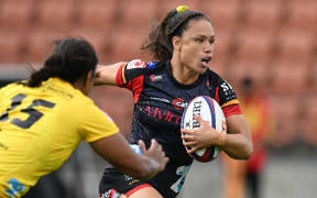 Ruby Tui playing for the Chiefs Manawa.