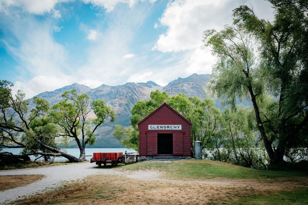Glenorchy, at the northwestern end of Lake Wakatipu.