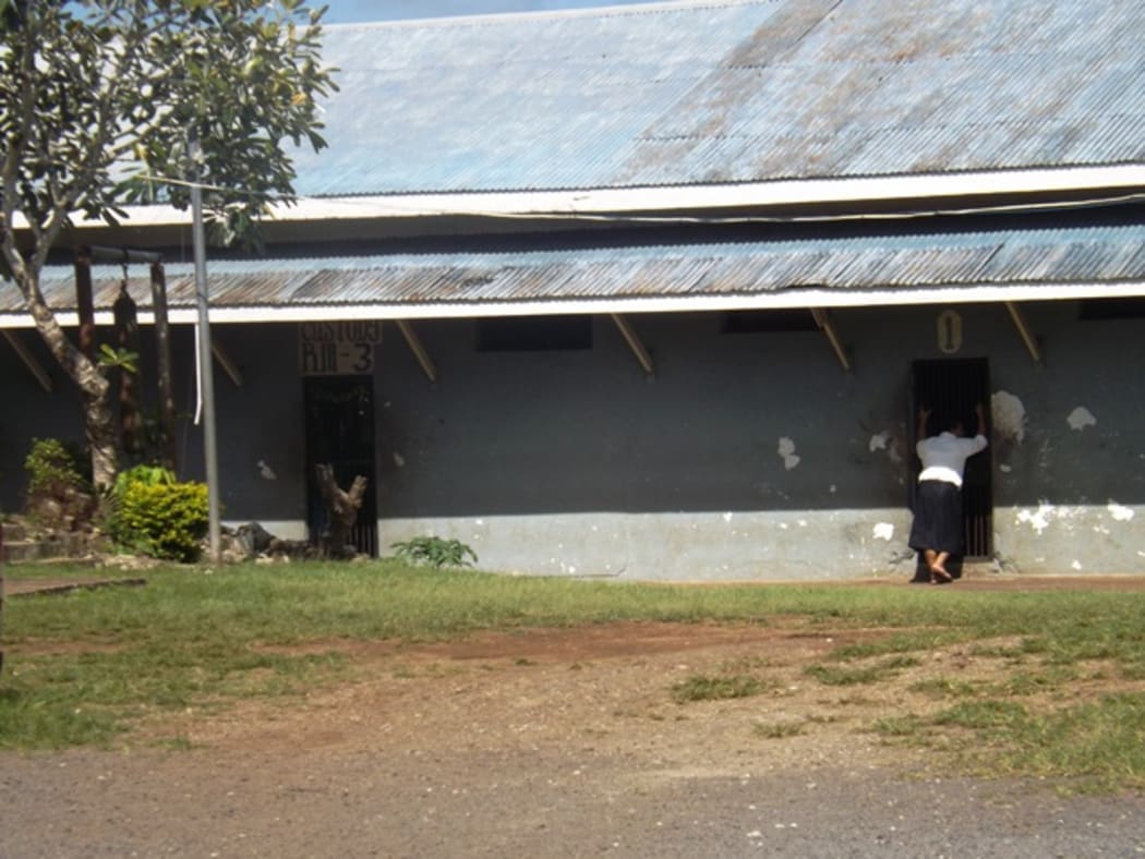 A cell block at Samoa's Tafaigata Prison