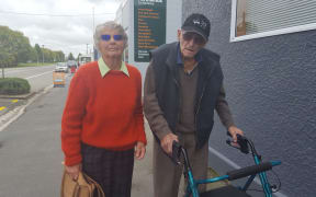 Bob Paterson, 93, and his wife Rae today visited their local bank for the last time.