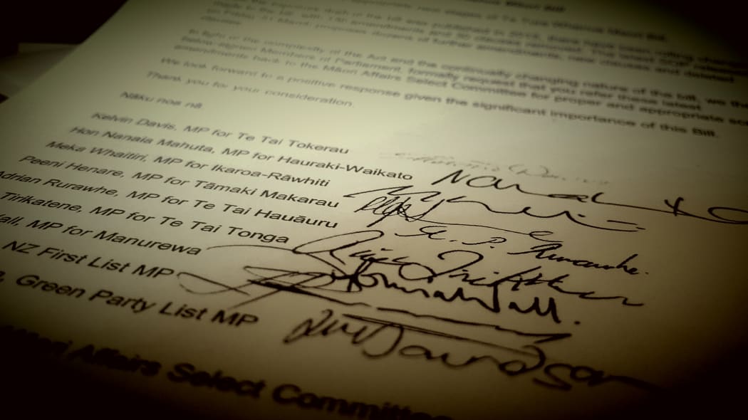 The letter asks that the Māori Affairs Select Committee be given the opportunity to look at the most recent changes to the Māori land reform bill.