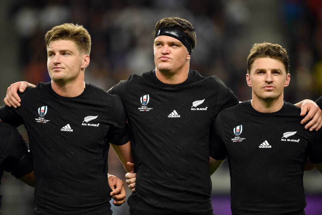 The Barrett brothers during the Rugby World Cup 2019