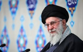 This handout picture provided by the office of Iran's Supreme Leader Ayatollah Ali Khamenei shows him during a religious gathering in Tehran on 19 February, 2026, on the first day of the Muslim holy month of Ramadan according to local observation.