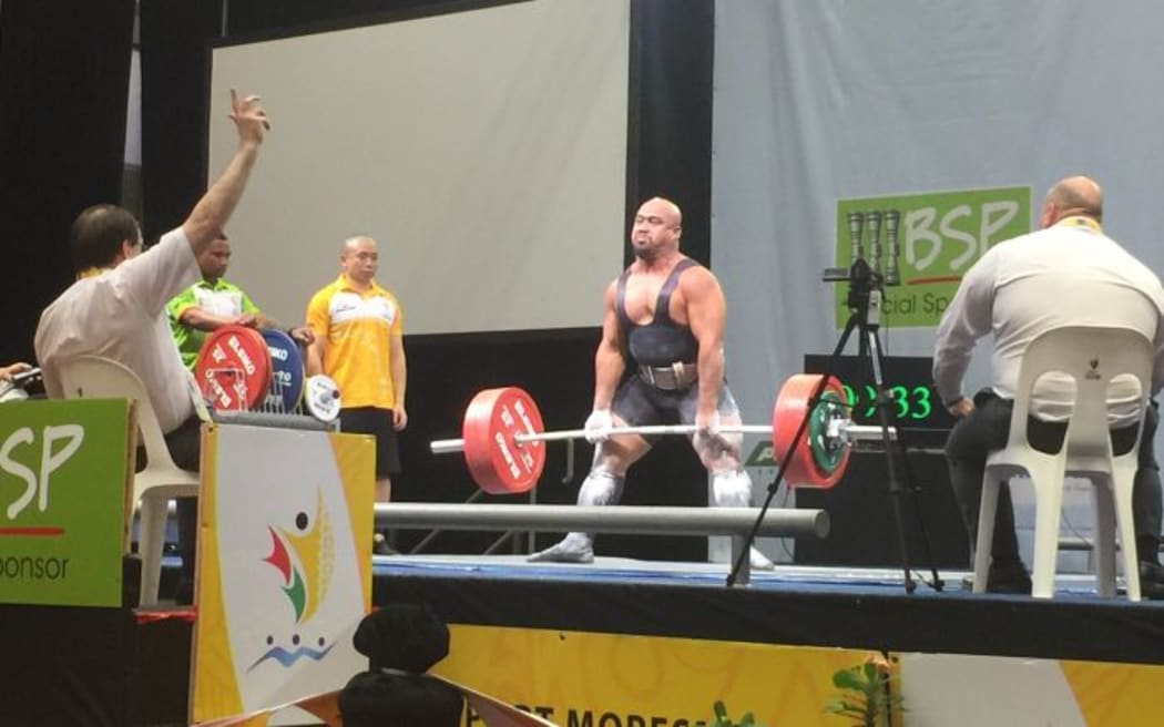 Tuvalu powerlifter Telupe Iosefo