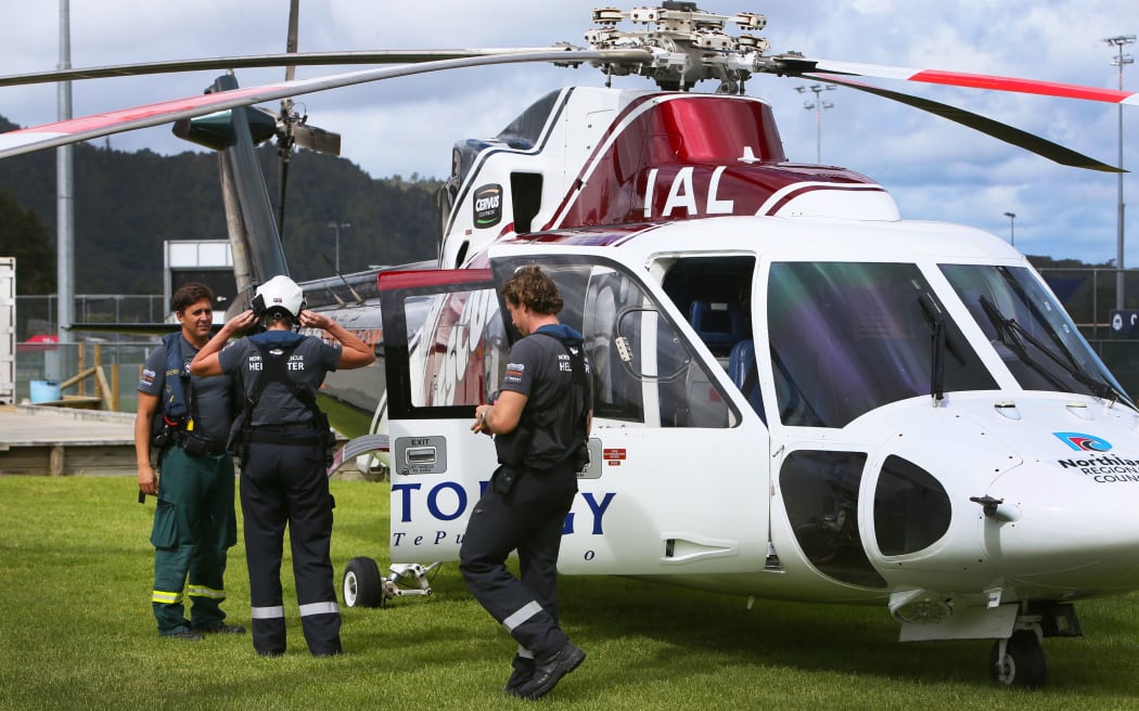 Angry local residents Roger and Ruth de Bray are calling for the Northland Rescue Helicopter to be shifted due to noise ruining their life. 26 March 2021 Northern Advocate Photo by Tania Whyte