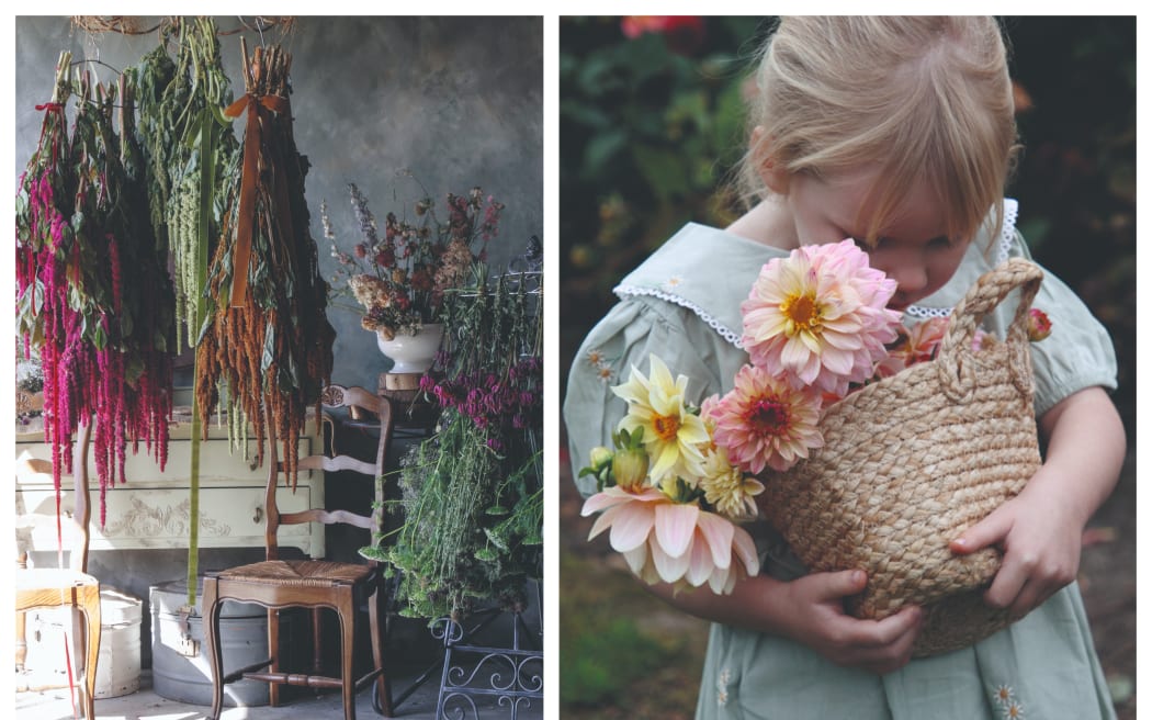 Kate Williams photos of flower arrangements