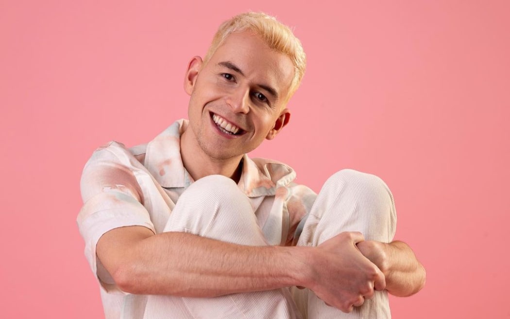 New Zealand comedian James Mustapic