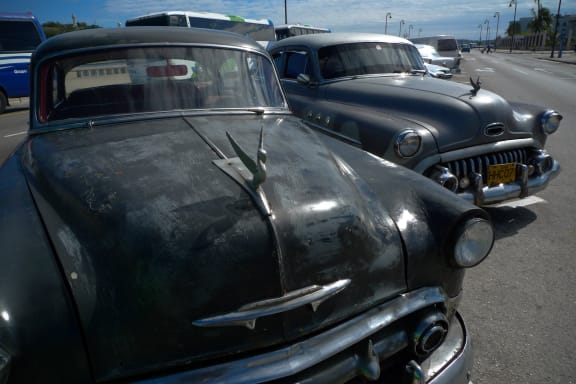 Cars from the 1950s in Havanna.