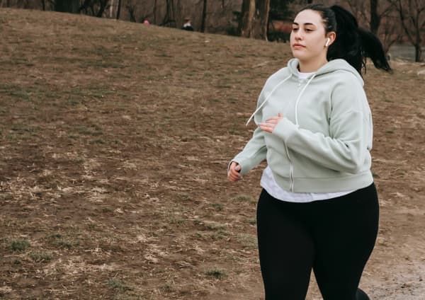 woman running
