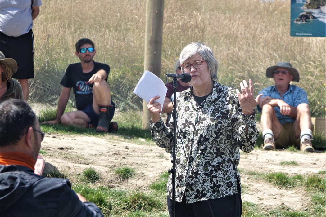 Eugenie Sage opened the Wharariki Ecosanctuary on the weekend.