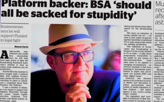 The Herald reports a backer of The Platform calling for the BSA to be disbanded this week - and backing a legal challenge.