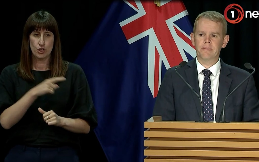 PM Chris Hipkins announces the scrapping of the media policy.