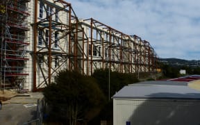 Earthquake strengthening is underway at Wellington East Girls' College