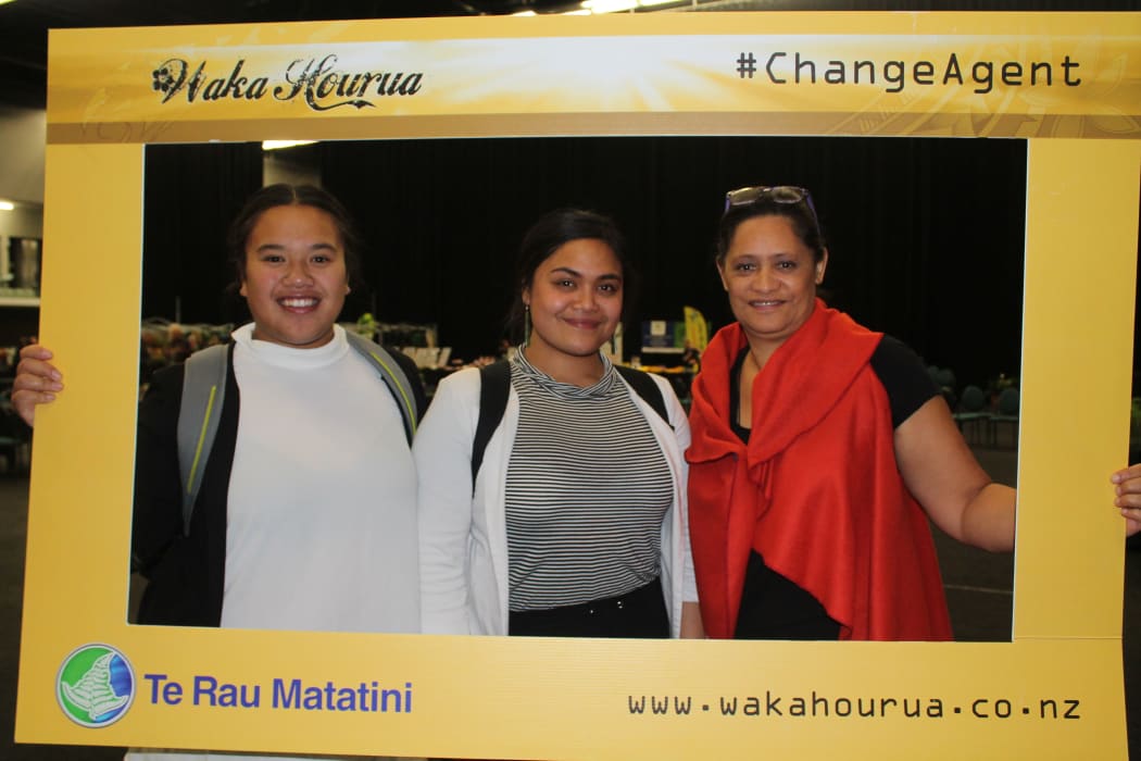 Rongomaitawhiri Ah-Ching, Mauriora Tawaroa Takiari and Mapihi Raharuhi.