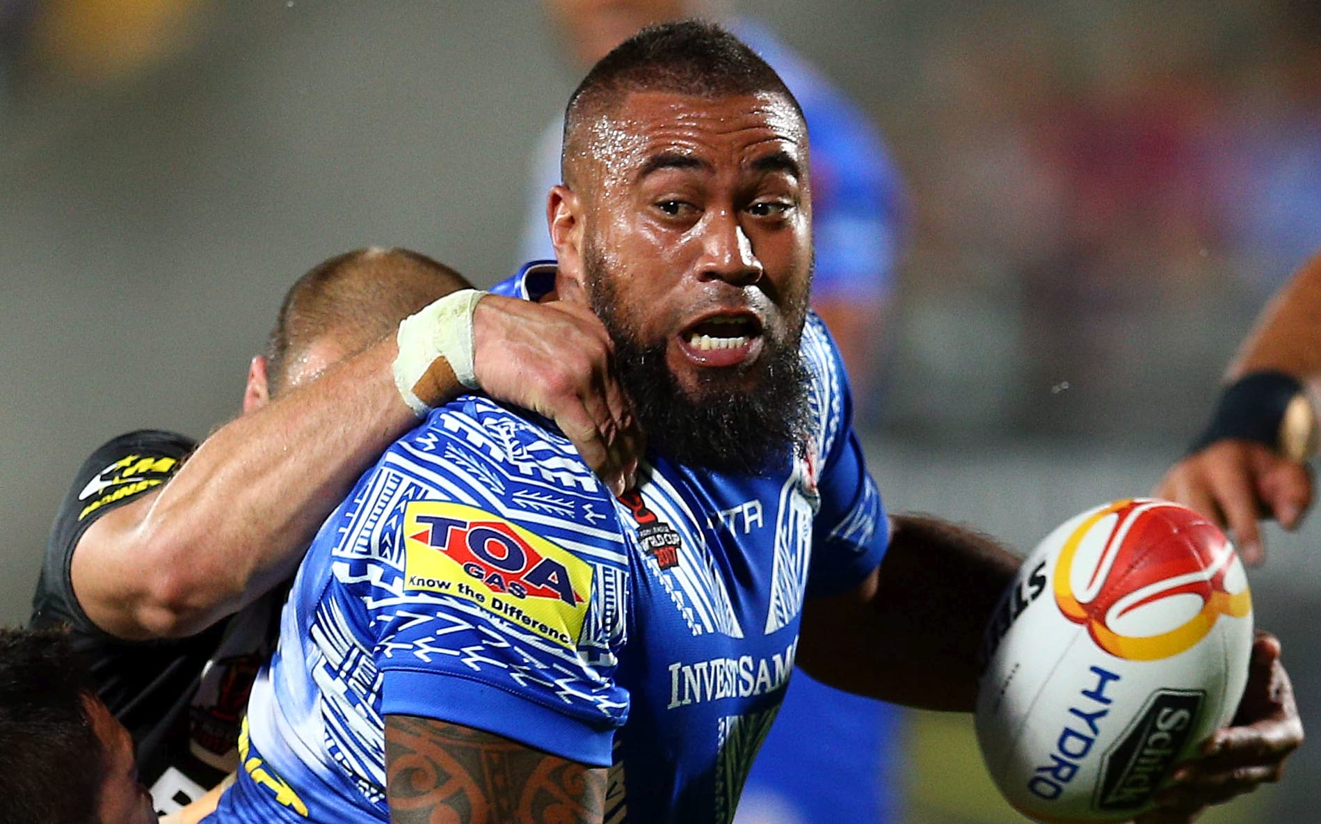 Frank Pritchard is back for Samoa.
