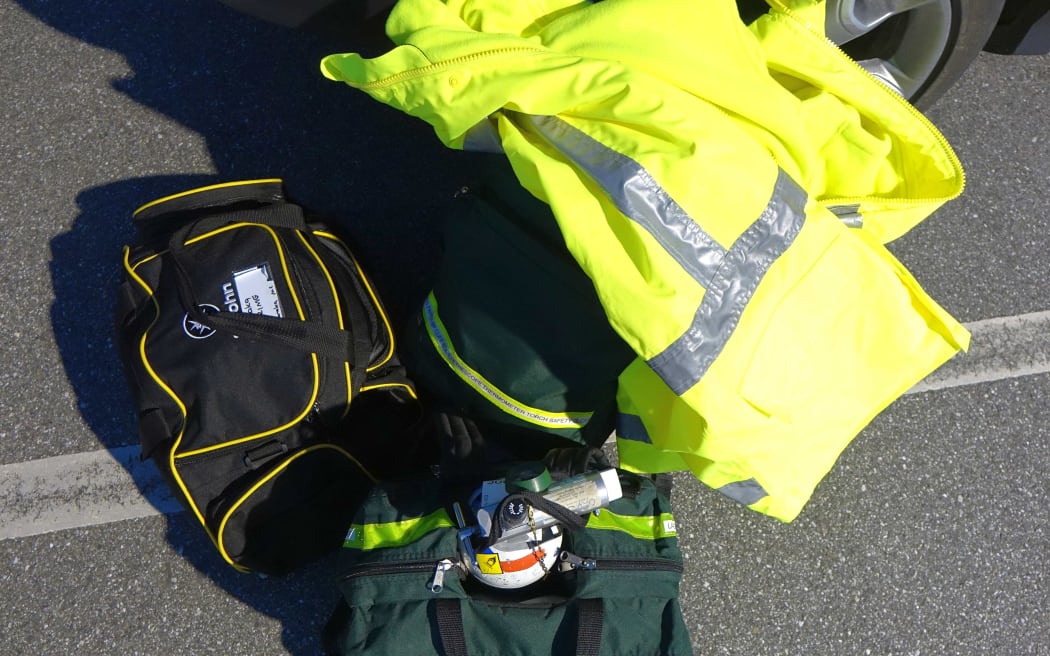 Kit bag and hi-viz jacket - essential items for Prime doctors and nurses
