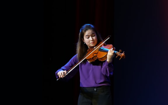 Cecile McNeill at the Wakatipu Music Festival