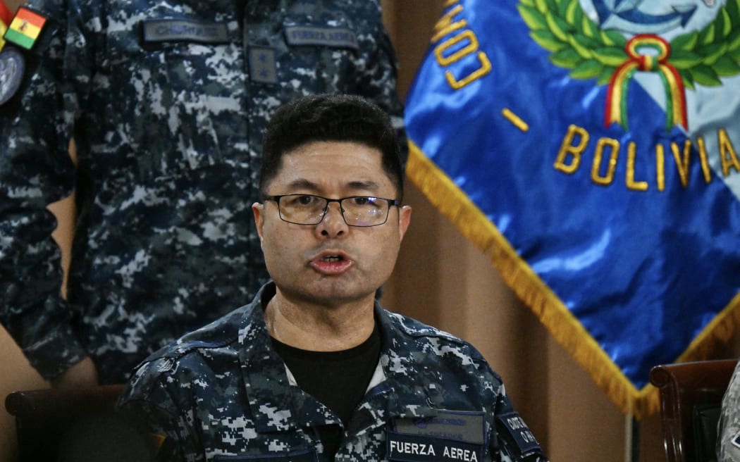 Bolivian Armed Forces commander-in-chief General Gerardo Zabala, speaking  in La Paz on 1 November 2024, about earlier instances where soldiers were taken hostages after a barracks was stormed in central Chapare province.