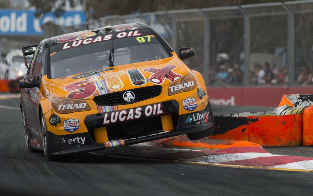 Shane van Gisbergen on his way to victory on the Gold Coast.