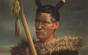 Gottfried Lindauer, Rewi Manga Maniapoto, 1882, oil on canvas, Auckland Art Gallery Toi o Tāmaki, gift of Mr H E Partridge, 1915.