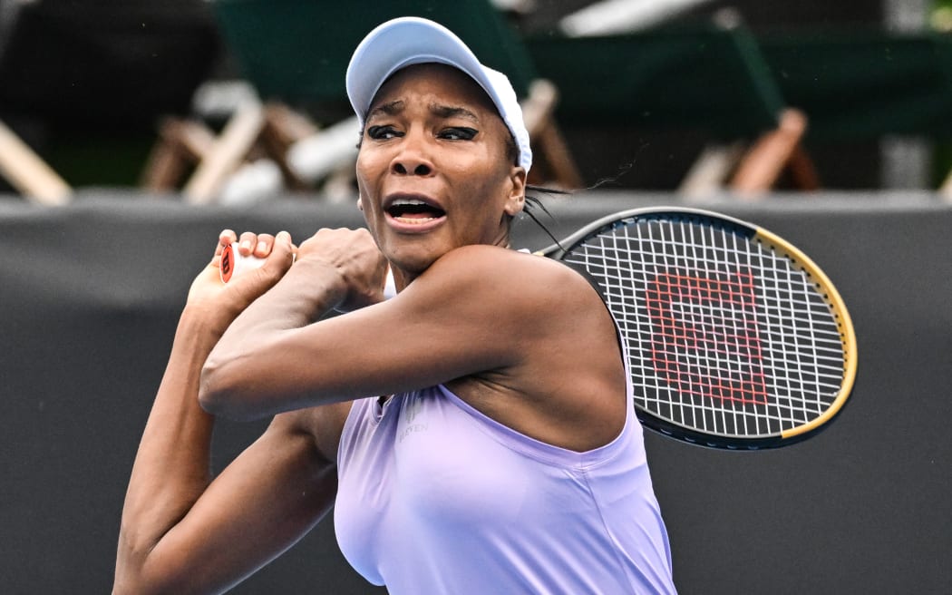 USA's Venus Williams on Day 4 of the women's ASB Classic at the ASB Tennis Arena, Auckland, New Zealand on Thursday 5 January 2023.© Copyright photo: Andrew Cornaga / www.photosport.nz