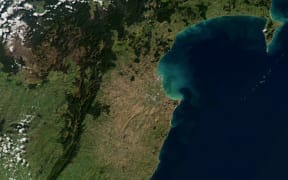 A Nasa image of the wider Hawke's Bay region taken on 29 April, 2020.