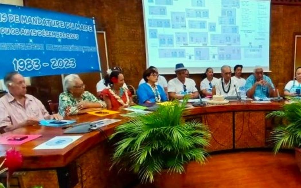 Faa’a municipal council is holding special celebrations for Oscar Temaru’s 40 years as Lord Mayor (PHOTO TNTV)