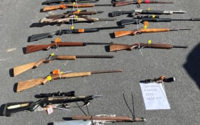 Firearms seized during Operation Emerald
