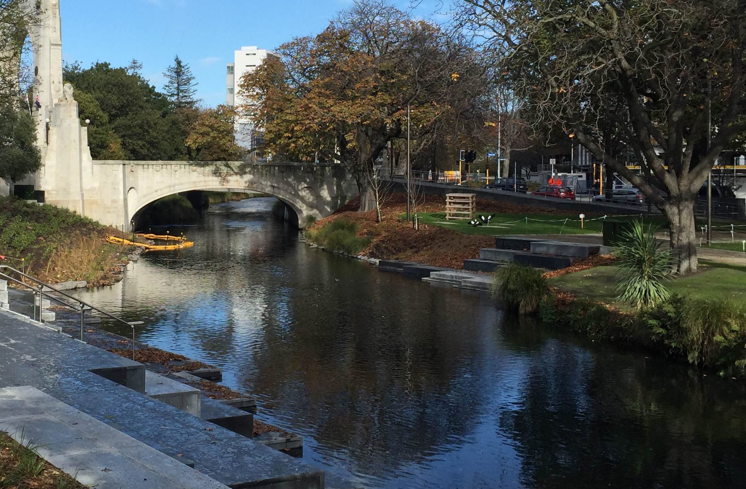 The Terraces, beside the Avon River in central Christchurch.