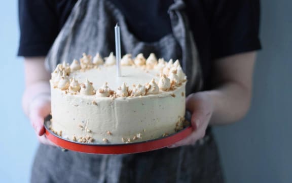 Sally's peanut butter chocolate cake