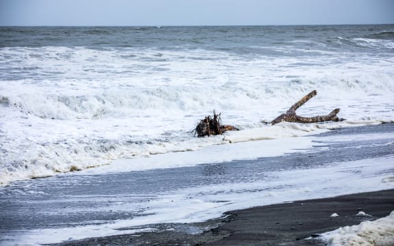 Hokitika beach, New Zealand
