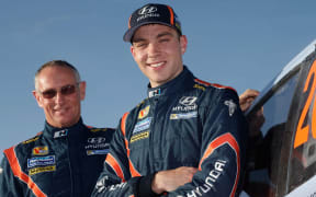 Hayden Paddon (NZ) and co-driver John Kennard (NZ) Hyundai I20 WRC.