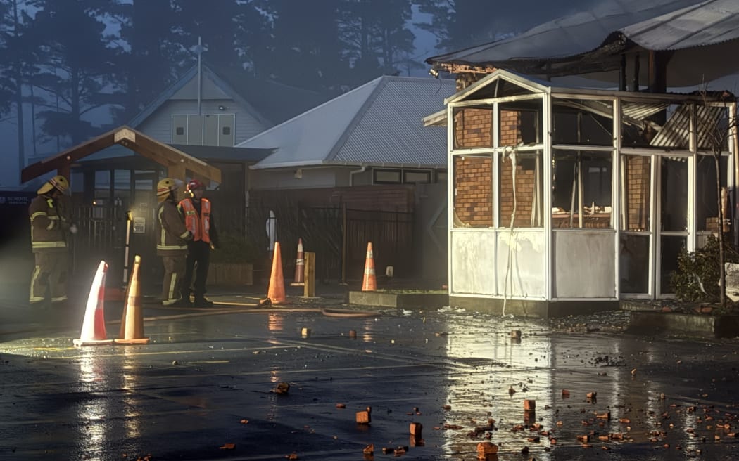 A blaze has gutted the church at Saint Mary’s Catholic School in Avondale, Auckland.