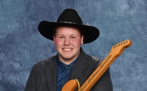 Zac Griffiths at the 2021 NZ Gold Guitar Awards