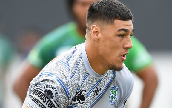 The Warriors latest signing Jamayne Taunoa-Brown.