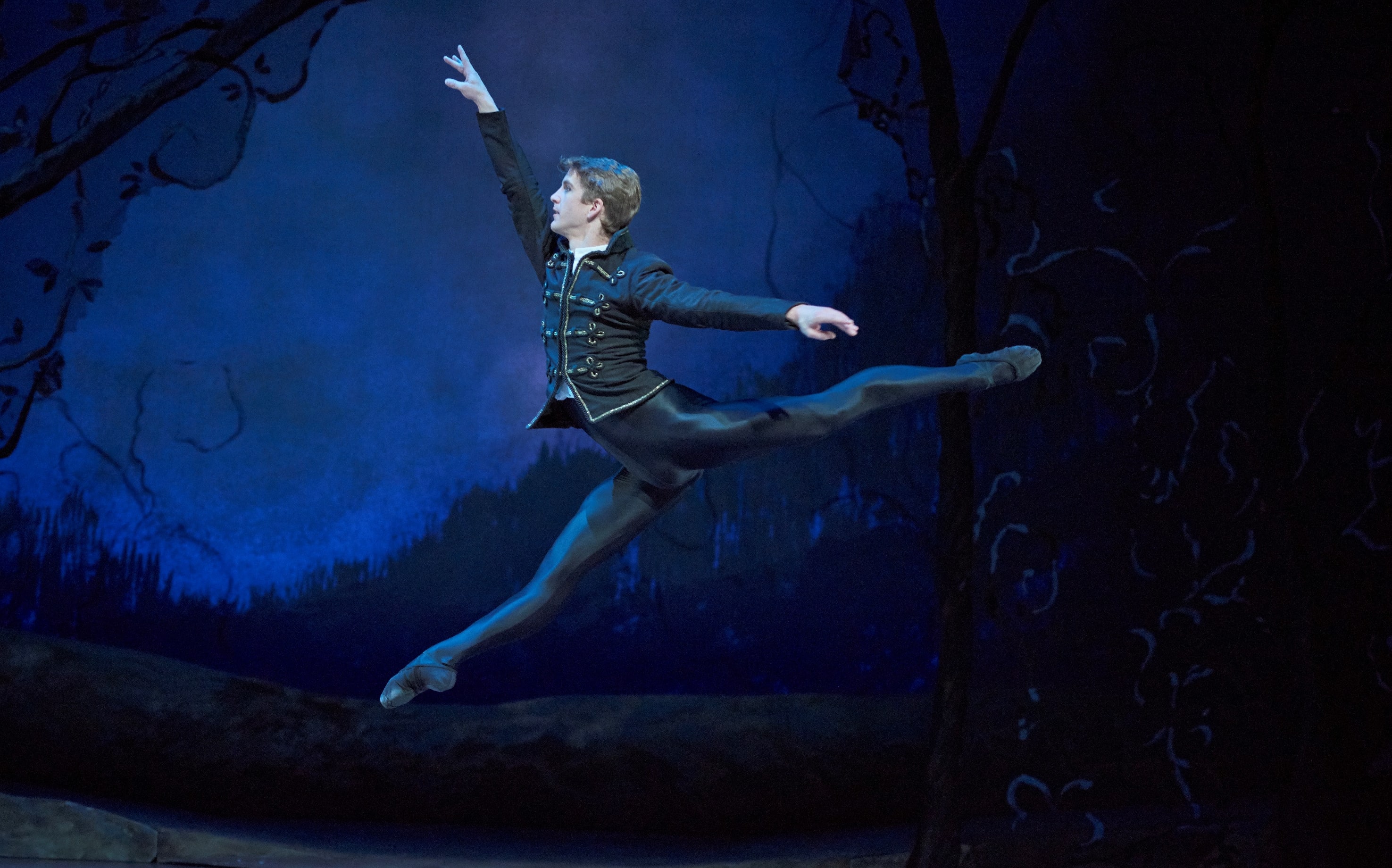 Royal New Zealand Ballet dancer Joseph Skelton as Albrecht in Giselle
