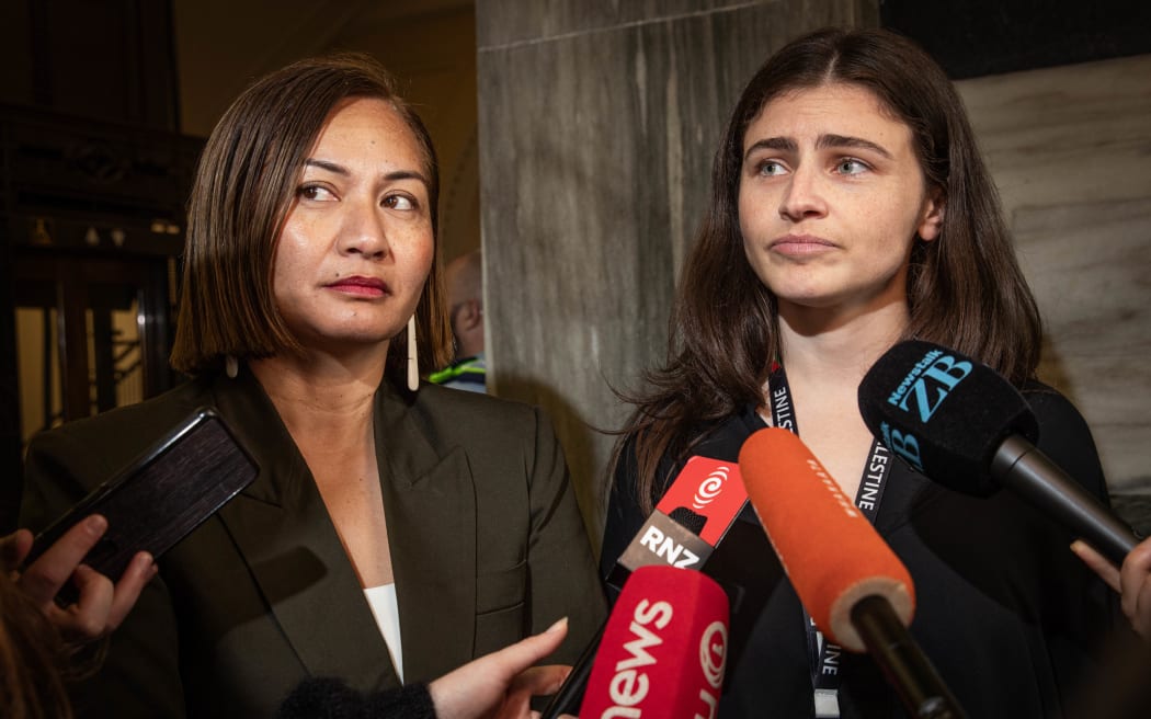 Green Party co-leaders Marama Davidson and Chloe Swarbrick
