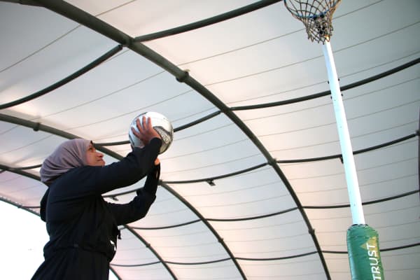 Mariam Bahar, Te Kura Māori o Ngā Tapuwae's assistant principal, is part of the women's netball team New Zealand Ferns.