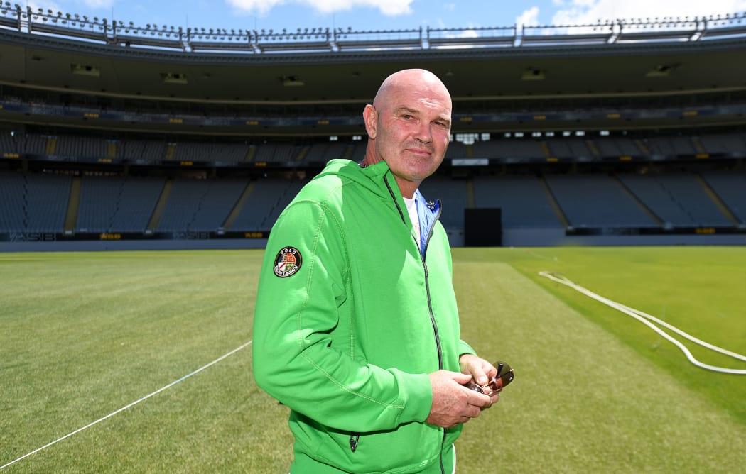 Martin Crowe at Eden Park in January 2015.