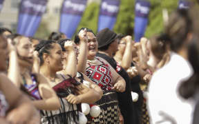 Powhiri for Te Matatini at Waitangi Park 20 February 2019