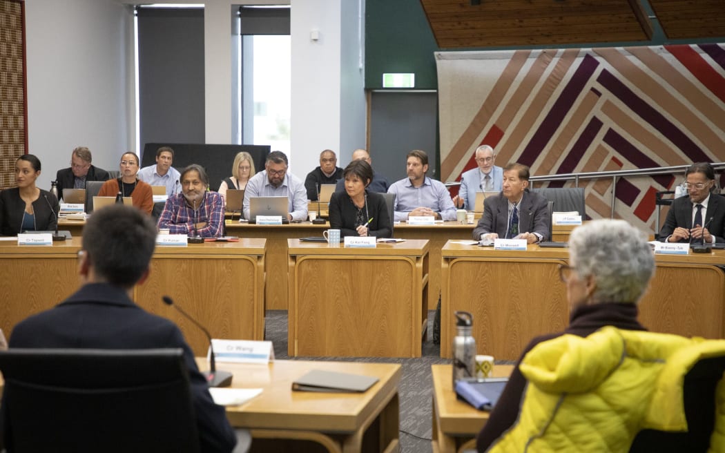 The Rotorua Lakes Council Strategy, Policy and Finance committee meeting on Thursday. Photo / Andrew Warner / Rotorua Daily Post [via ldr single use only]