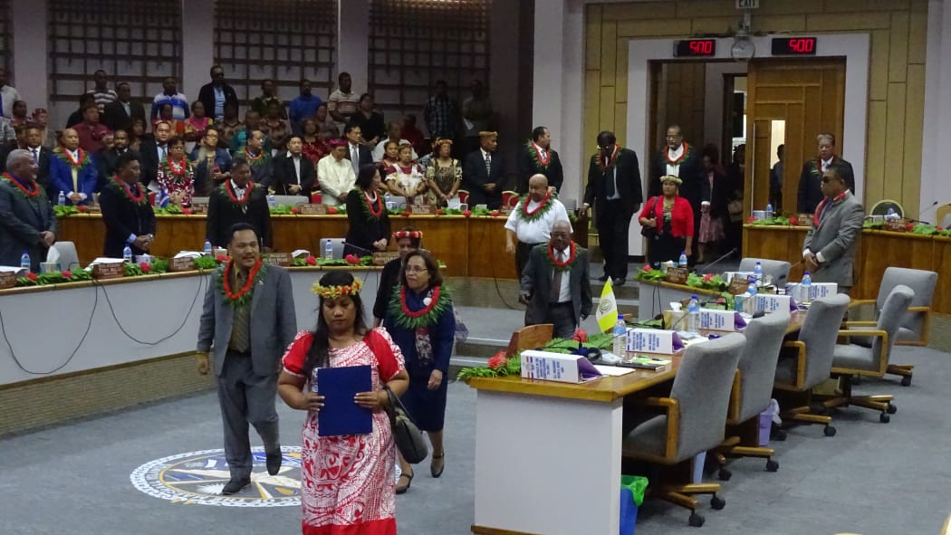 Caption: The Marshall Islands Auditor General's latest report to Nitijela (parliament, pictured) says government workers who violate financial rules and regulations are not being held to account for their actions.